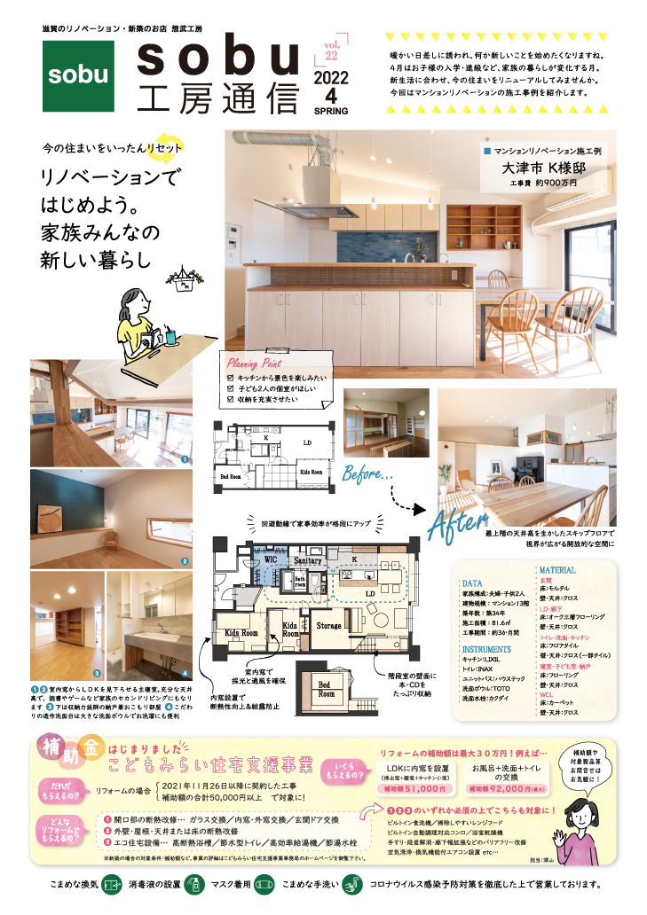 「sobu工房通信」2022年４月号