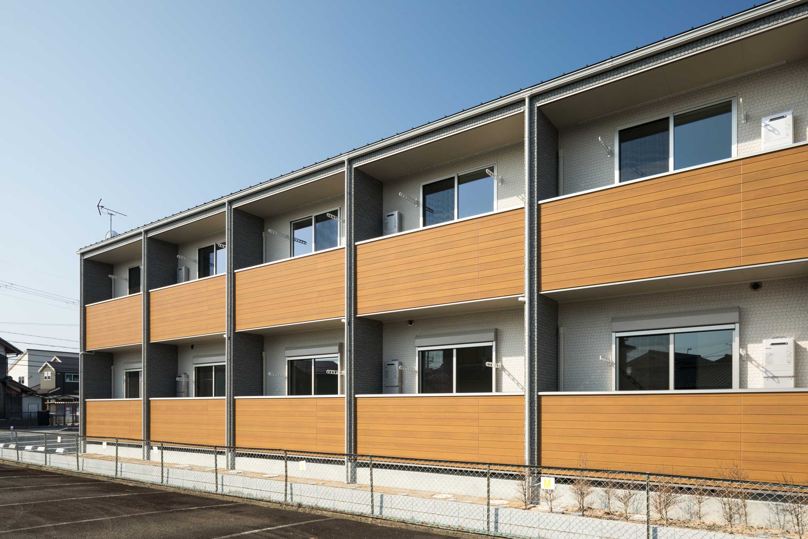 新築施工例「【共同住宅】杉森町共同住宅」　公開しました